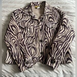 Painted Pony Zebra Print Women’s Jacket
